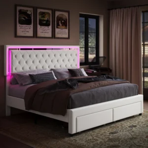 Chantaya Upholstered Platform Storage Bed